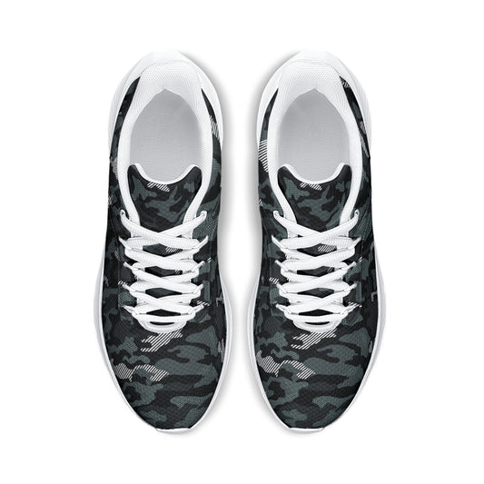 Ptahra B Women's Grey Camo Style Road Running Shoes