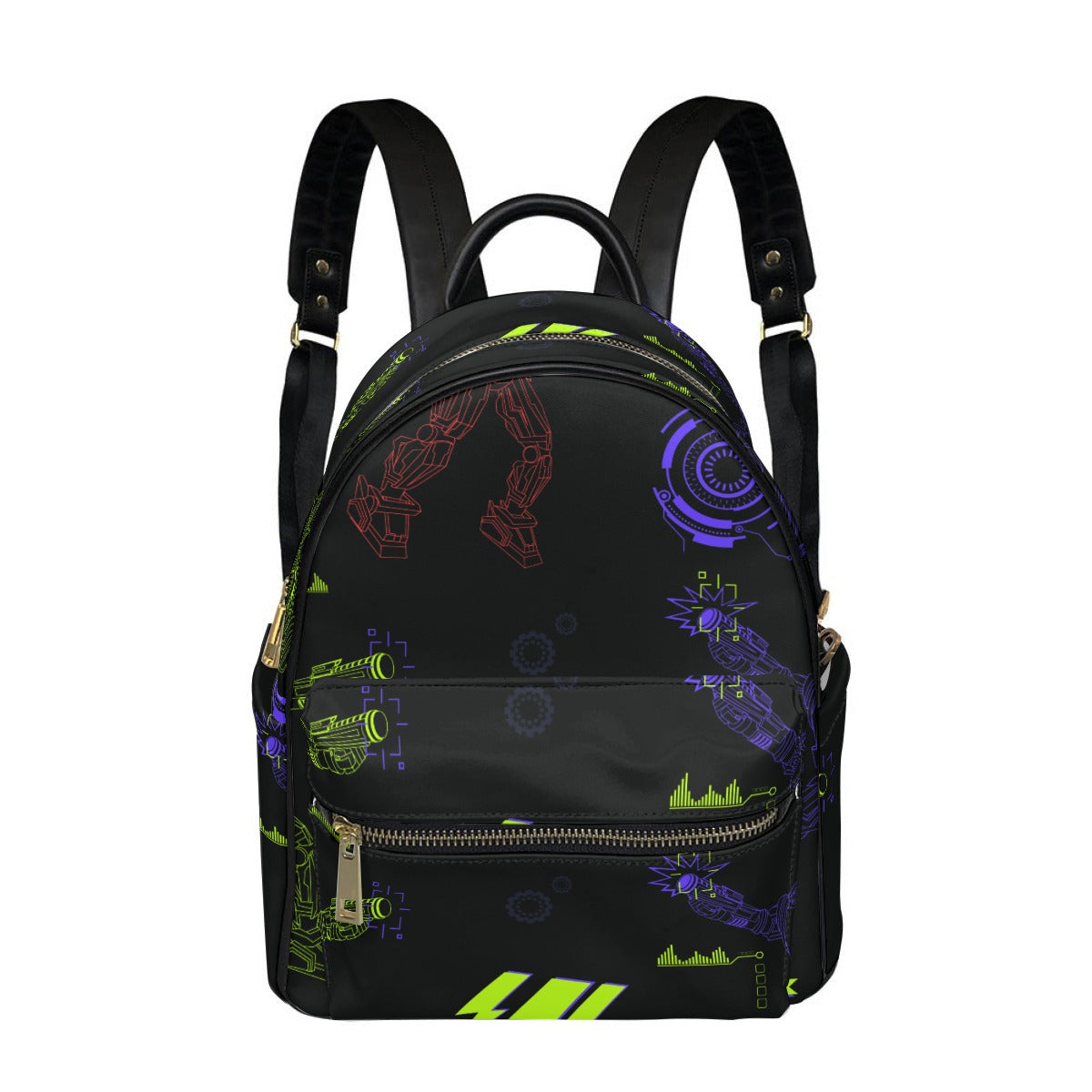 Ptahra B Black/Transformer Kids Small Size Backpack