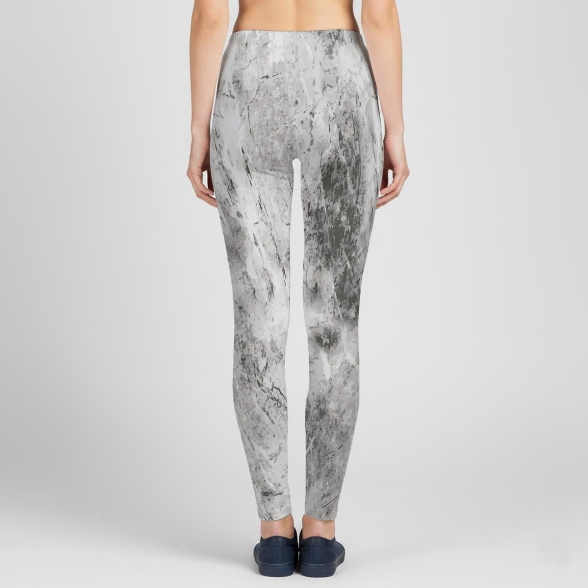 Ptahra Women's White/Grey Design Stretch Hoodie Set