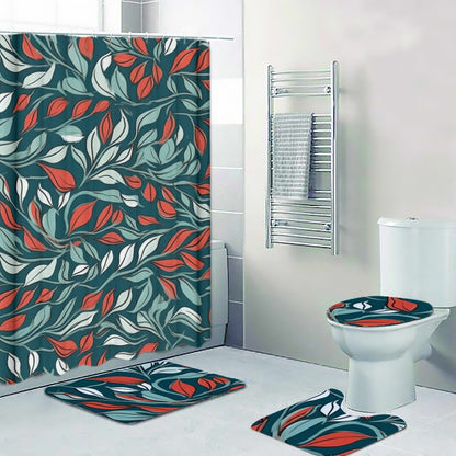 Ptahra B Multi-Leaf Pattern Four-piece Bathroom