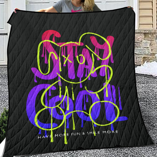 Ptahra B "Stay Cool" Play More Lightweight & Breathable Quilt With Edge-Wrapping Strips