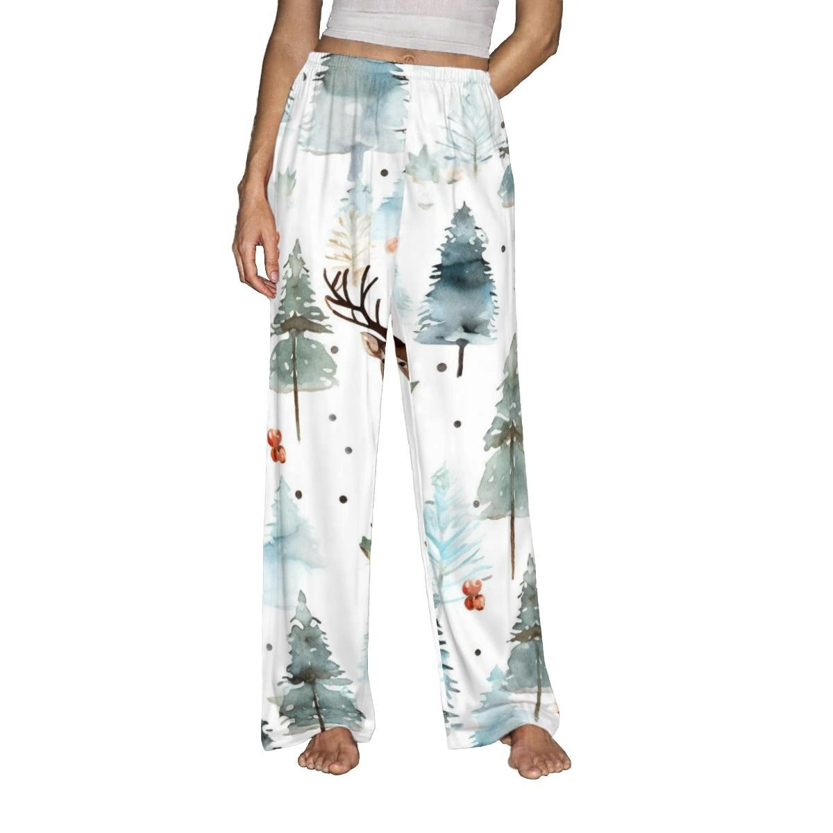 Ptahra Women's Christmas Outdoor Winter Design Pajama Pants