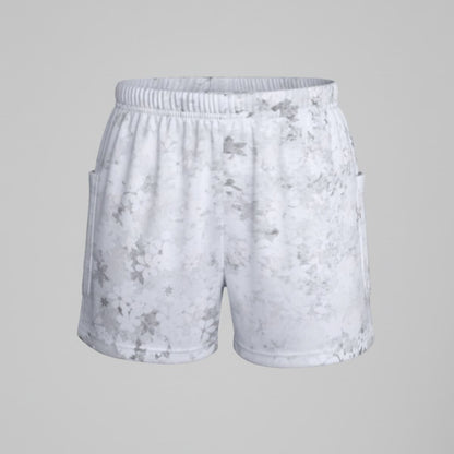 Ptahra Women’s White/Grey Floral Sports Dress Set