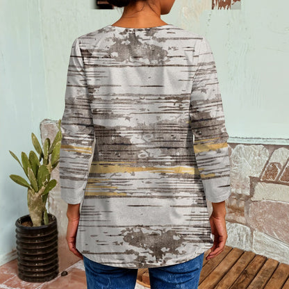 Ptahra B Women's Casual Art Faux Sweater Cardigan