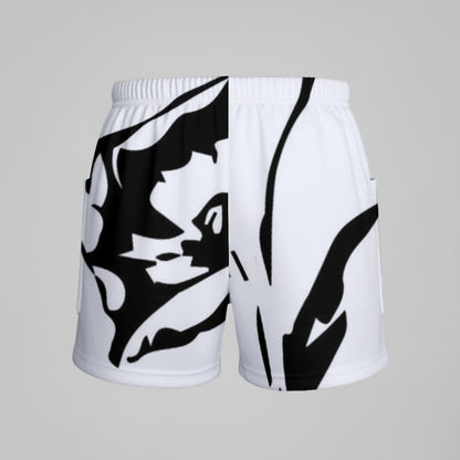 Ptahra Women’s White/Black Floral Sports Dress Set