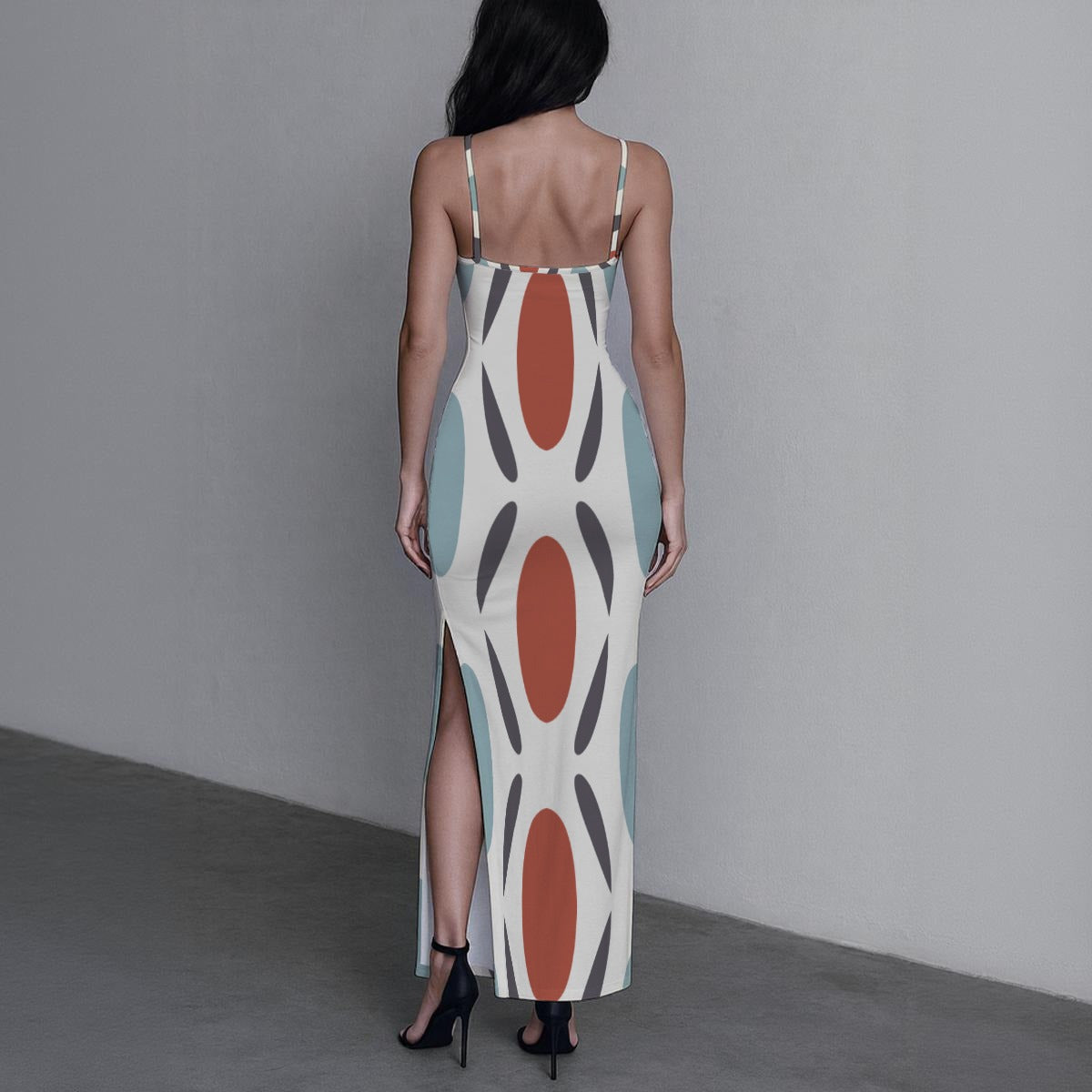 Ptahra B Women's Casual Yet Sexy Long Dress with Slit