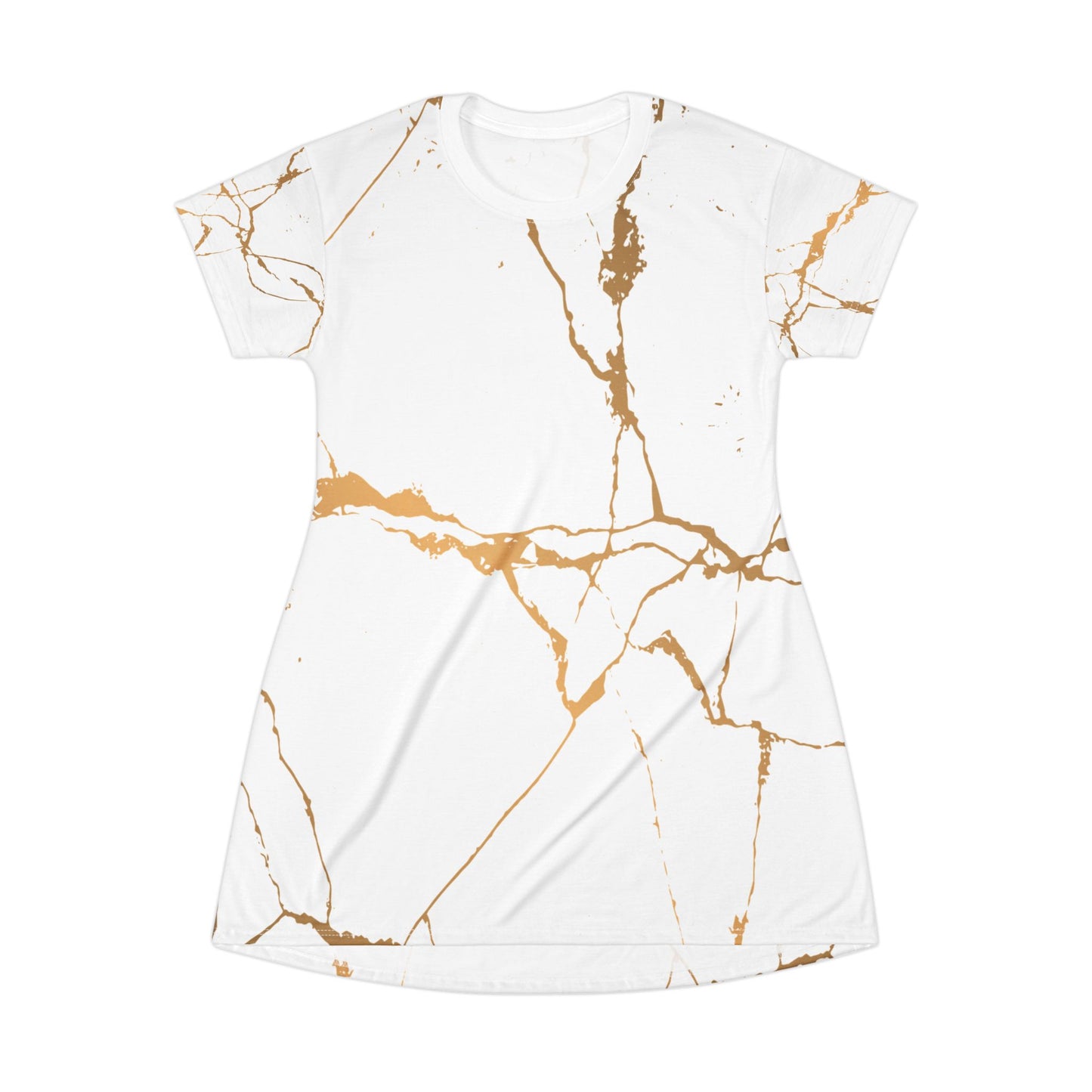 Ptahra B Chic Marble T-Shirt Dress