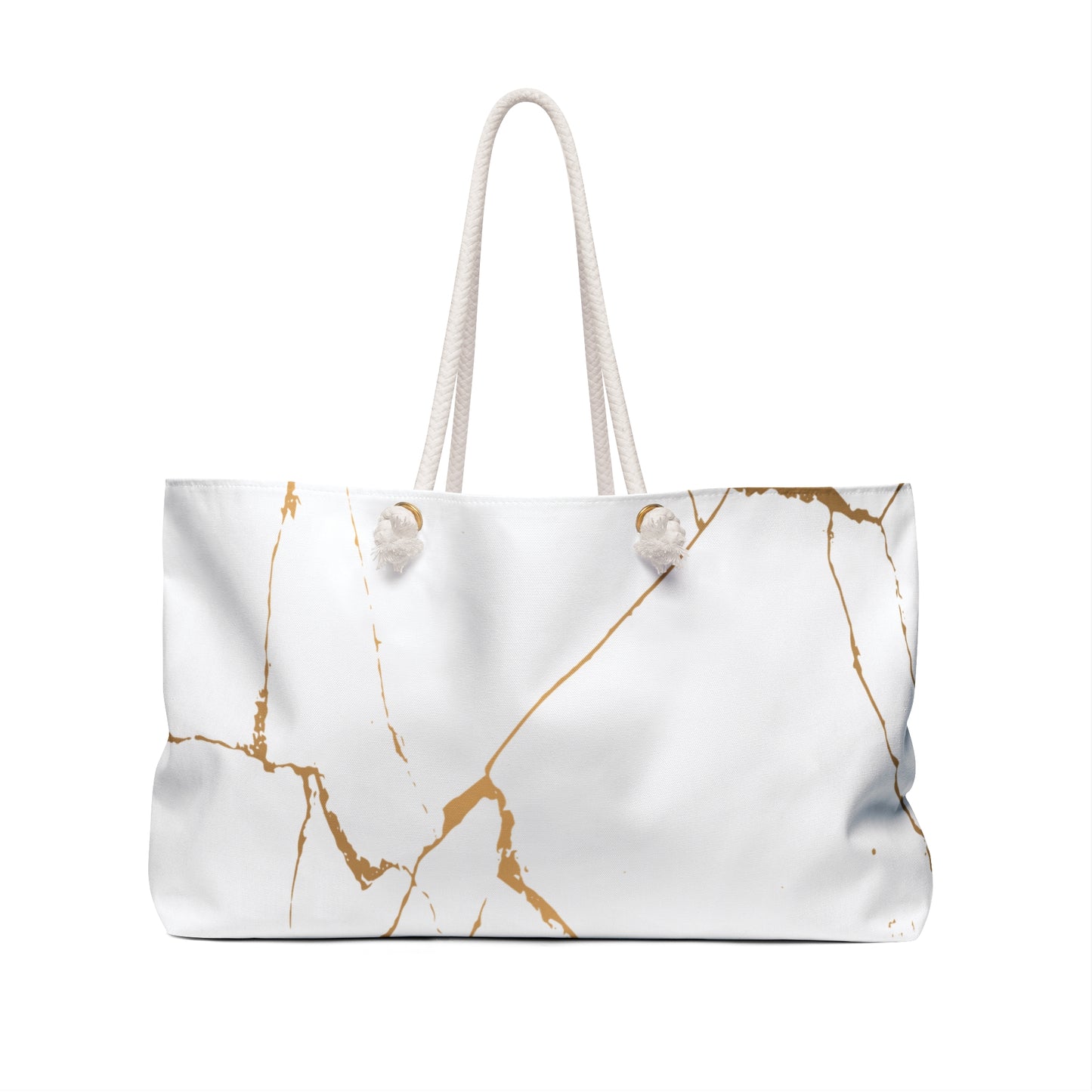 Ptahra B White/Marble Weekender Bag