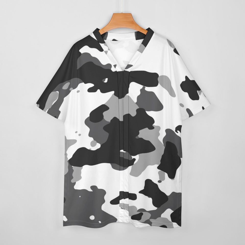 Ptahra B V-Neck Camo Bat Sleeve Two Piece Set