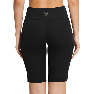 Ptahra B Women's Black Workout Half Tights