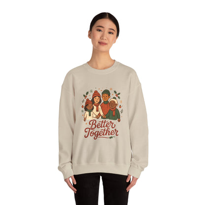 Sweatshirt — "Better Together" Holiday Family Crewneck