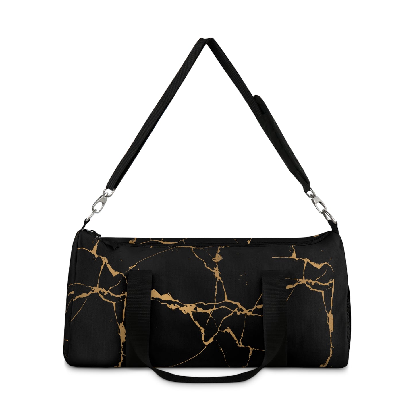 Ptahra B Elegant Marble Pattern Duffel Bag