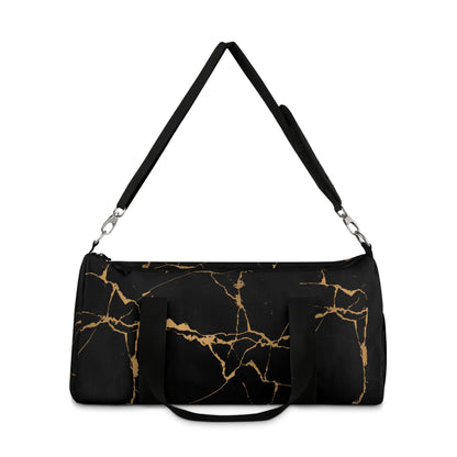 Ptahra B Elegant Marble Pattern Duffel Bag
