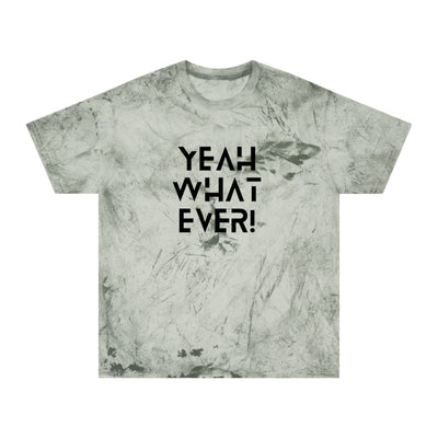 Ptahra Vibrant Statement T-Shirt with 'Yeah Whatever' Design, Trendy Casual Wear, Gift for Friends, Summer Style, Streetwear Essential