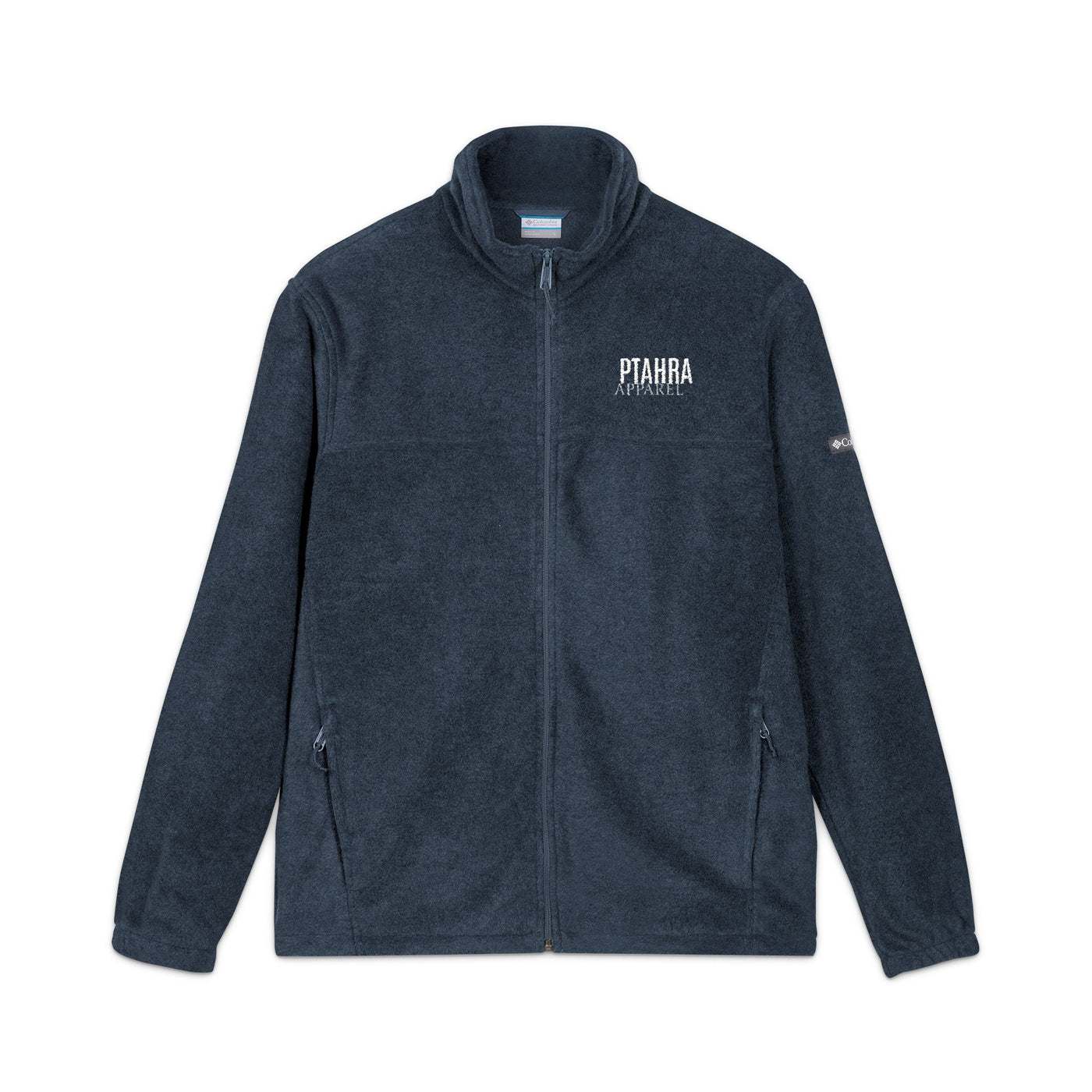 Ptahra B Embroidered Columbia Fleece Jacket for All Seasons, Cozy Outerwear for Outdoor Adventures, Personalized Gift for Her
