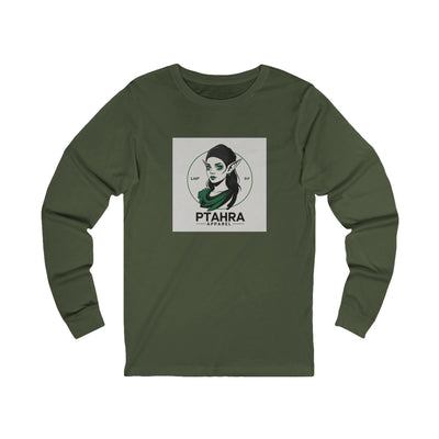 PTAHRA Graphic Long Sleeve Tee - Shirt, Casual Wear, Unique Gift, Trendy Style, Birthday Celebration, Everyday Fashion