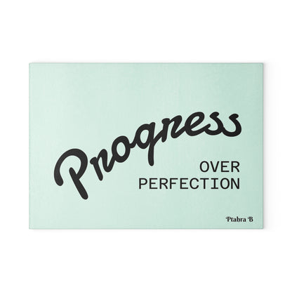 Ptahra B Motivational Glass Cutting Board