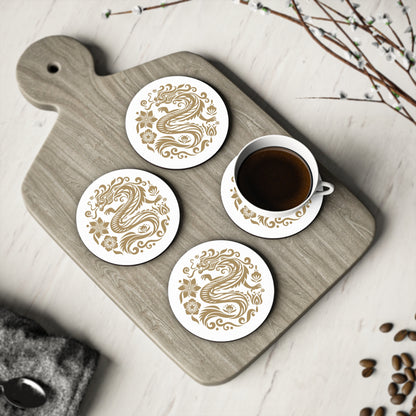 Ptahra B Stylish Dragon Coasters