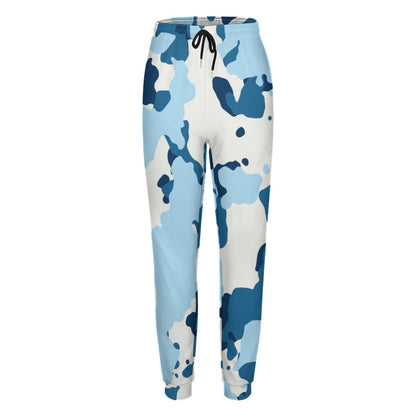 Ptahra B Women's Light Blue Camo Fully Print Sweatpants