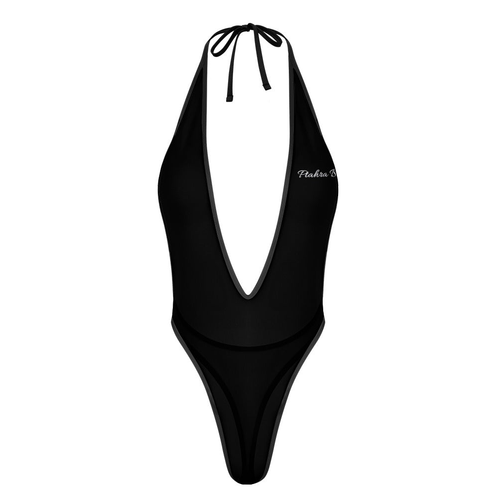 Women's Black Jumpsuit Swimwear