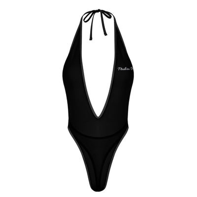 Women's Black Jumpsuit Swimwear