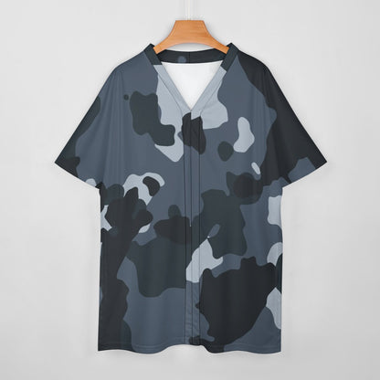 Women's Grey Camo V-Neck Bat Sleeve Two Piece Set