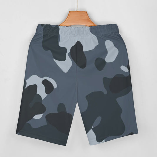 Women's Grey Camo V-Neck Bat Sleeve Two Piece Set